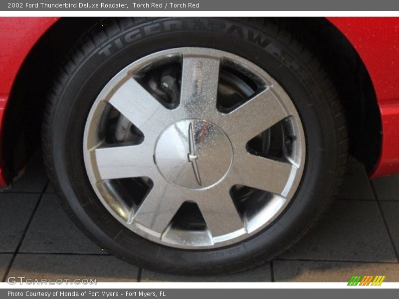 Torch Red / Torch Red 2002 Ford Thunderbird Deluxe Roadster