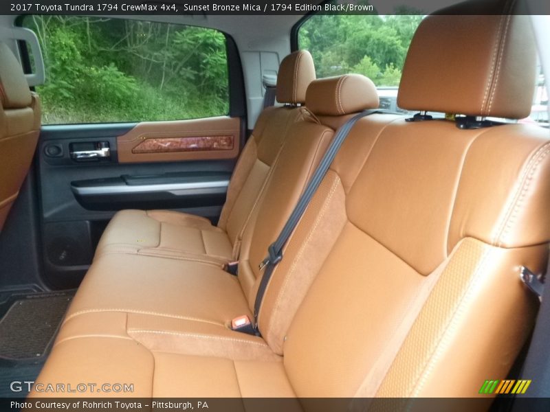 Rear Seat of 2017 Tundra 1794 CrewMax 4x4