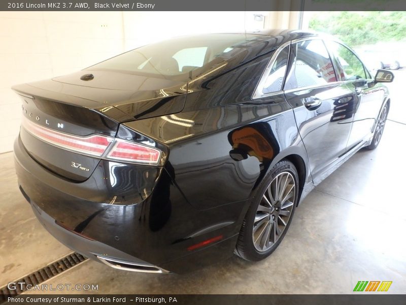 Black Velvet / Ebony 2016 Lincoln MKZ 3.7 AWD