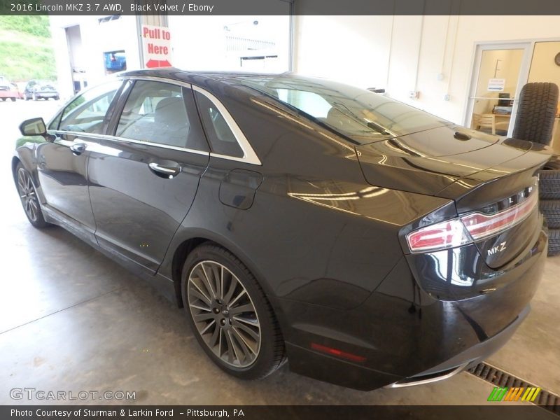 Black Velvet / Ebony 2016 Lincoln MKZ 3.7 AWD