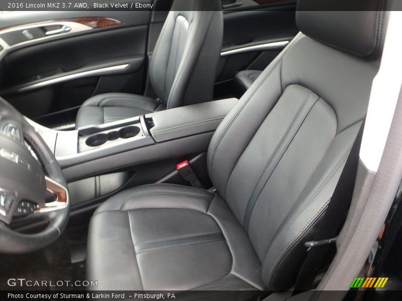 Front Seat of 2016 MKZ 3.7 AWD