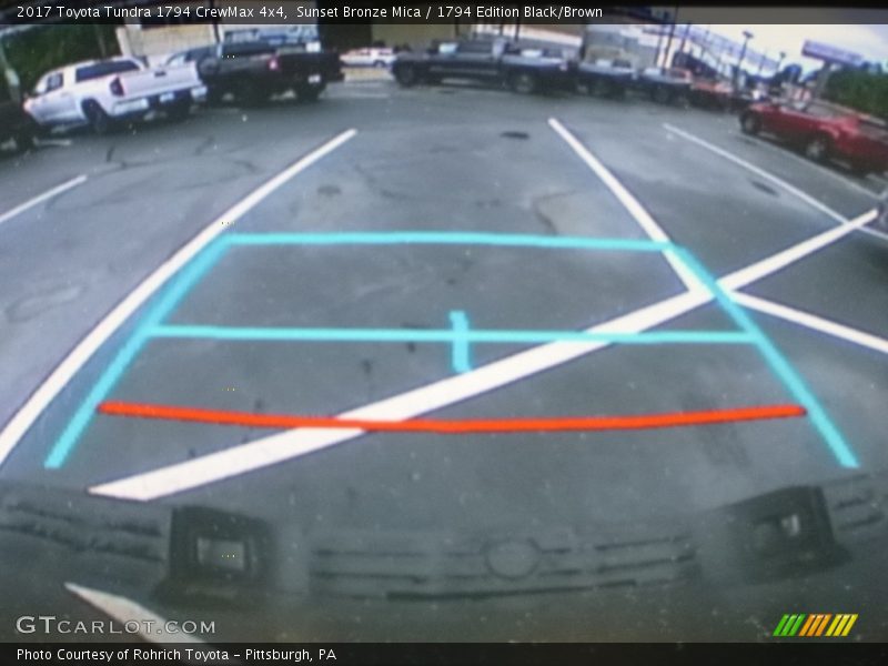 Sunset Bronze Mica / 1794 Edition Black/Brown 2017 Toyota Tundra 1794 CrewMax 4x4