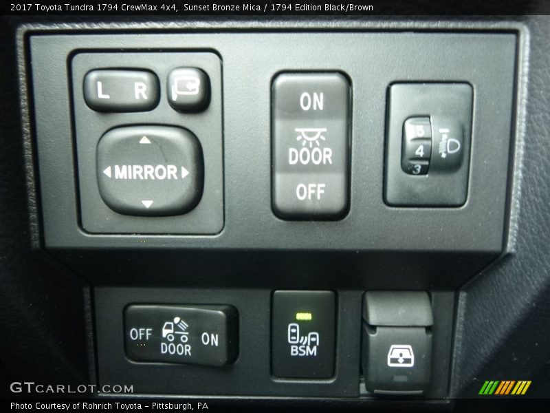 Controls of 2017 Tundra 1794 CrewMax 4x4