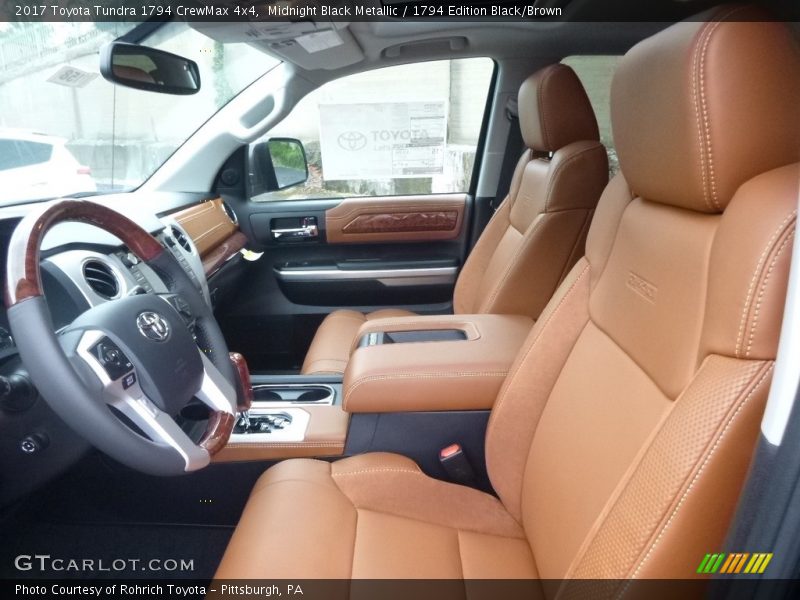 Front Seat of 2017 Tundra 1794 CrewMax 4x4