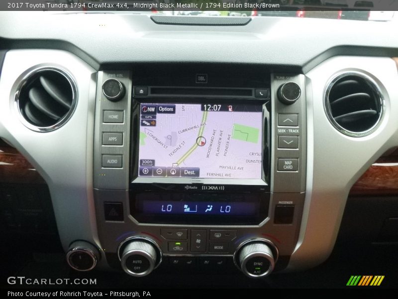 Navigation of 2017 Tundra 1794 CrewMax 4x4