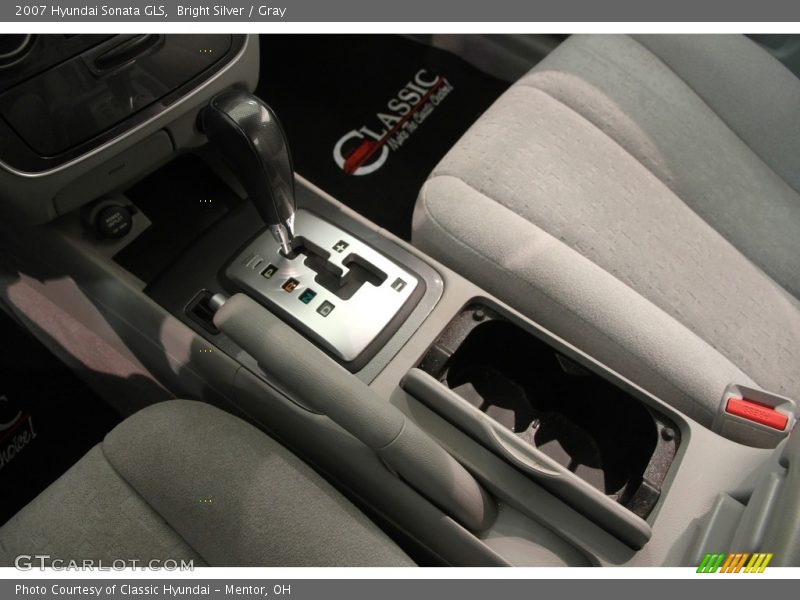 Bright Silver / Gray 2007 Hyundai Sonata GLS