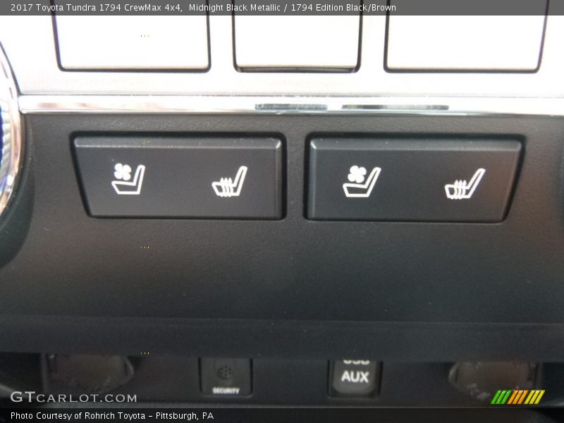 Midnight Black Metallic / 1794 Edition Black/Brown 2017 Toyota Tundra 1794 CrewMax 4x4
