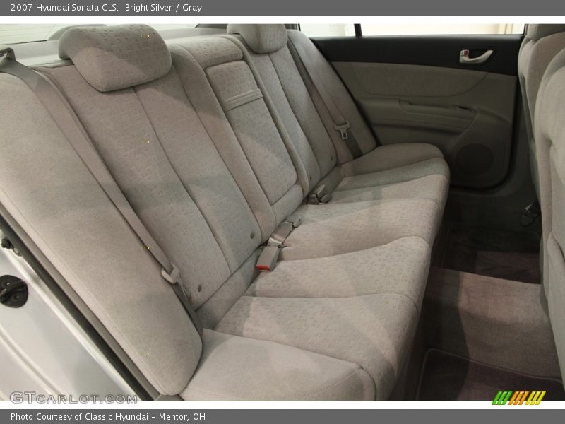 Bright Silver / Gray 2007 Hyundai Sonata GLS