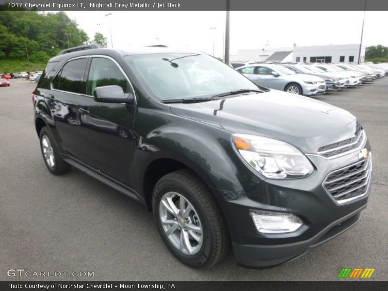 Nightfall Gray Metallic / Jet Black 2017 Chevrolet Equinox LT