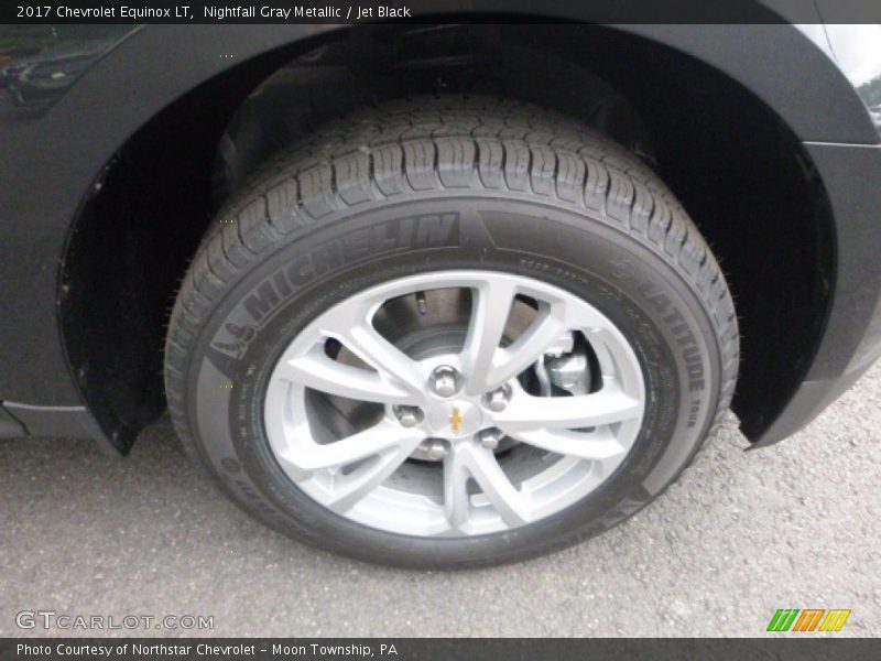 Nightfall Gray Metallic / Jet Black 2017 Chevrolet Equinox LT