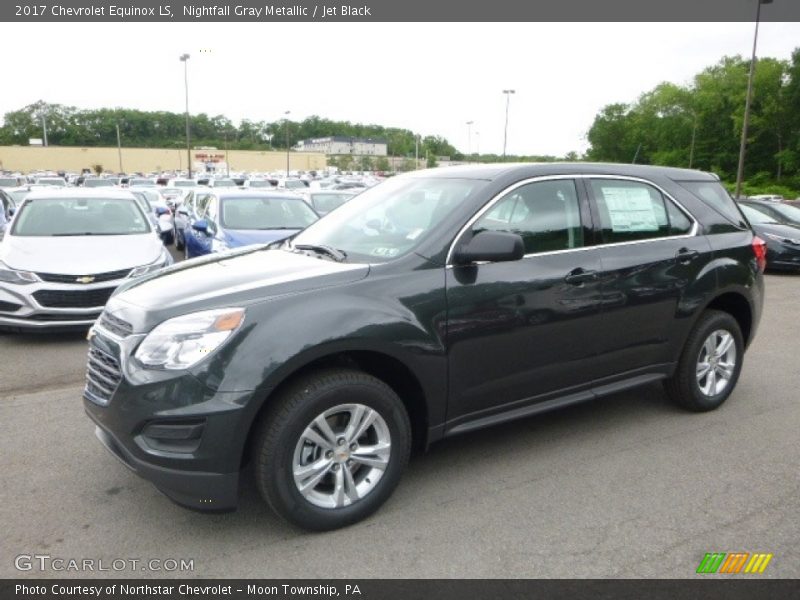 Nightfall Gray Metallic / Jet Black 2017 Chevrolet Equinox LS