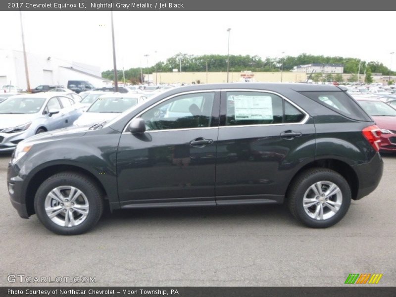 Nightfall Gray Metallic / Jet Black 2017 Chevrolet Equinox LS