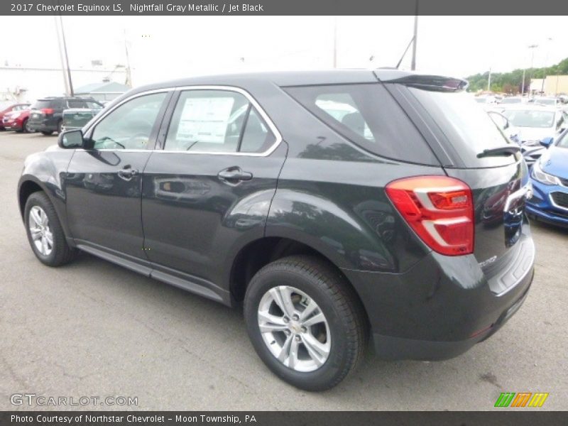Nightfall Gray Metallic / Jet Black 2017 Chevrolet Equinox LS