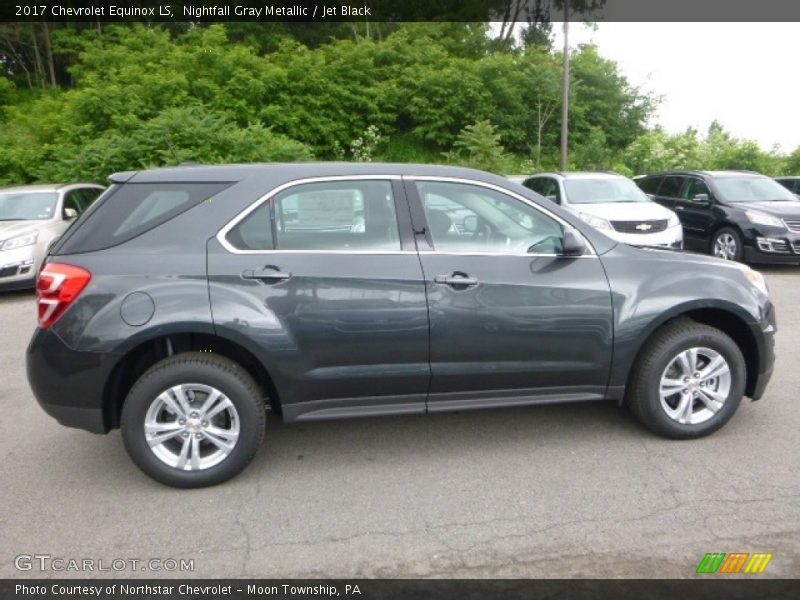 Nightfall Gray Metallic / Jet Black 2017 Chevrolet Equinox LS