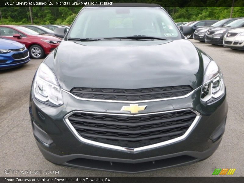 Nightfall Gray Metallic / Jet Black 2017 Chevrolet Equinox LS