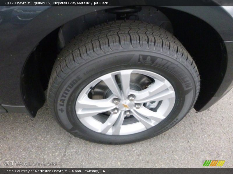 Nightfall Gray Metallic / Jet Black 2017 Chevrolet Equinox LS
