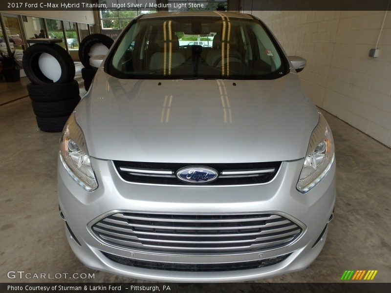 Ingot Silver / Medium Light Stone 2017 Ford C-Max Hybrid Titanium