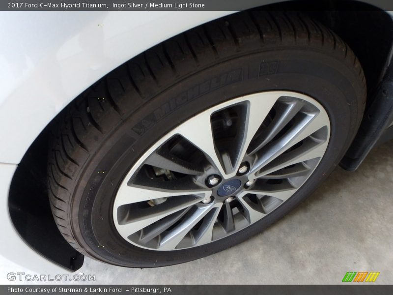 Ingot Silver / Medium Light Stone 2017 Ford C-Max Hybrid Titanium