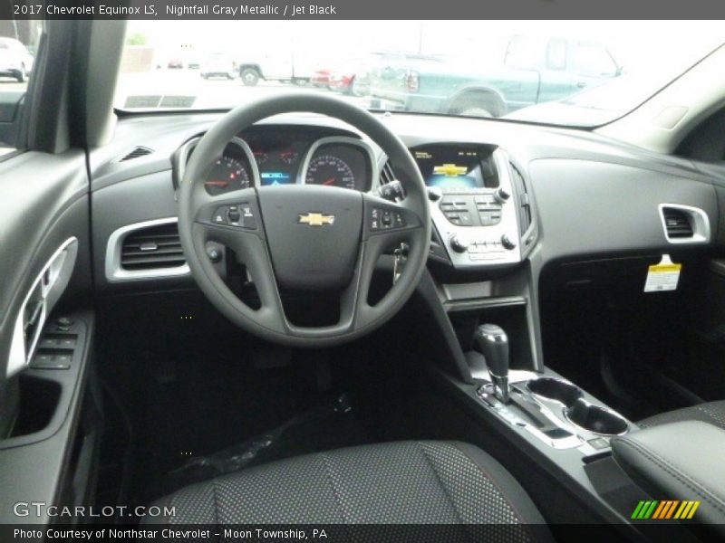 Nightfall Gray Metallic / Jet Black 2017 Chevrolet Equinox LS
