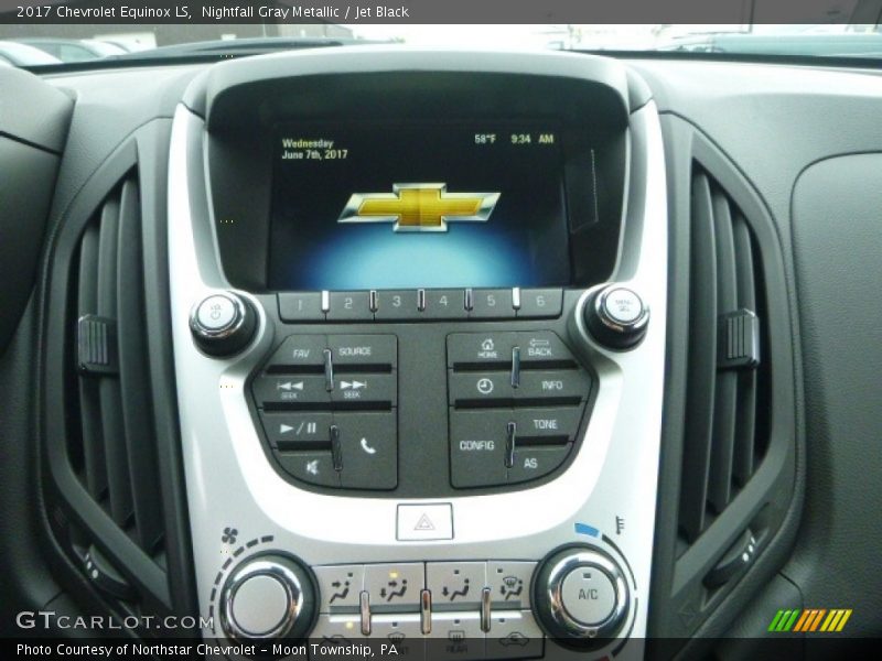Nightfall Gray Metallic / Jet Black 2017 Chevrolet Equinox LS