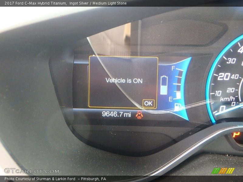 Ingot Silver / Medium Light Stone 2017 Ford C-Max Hybrid Titanium