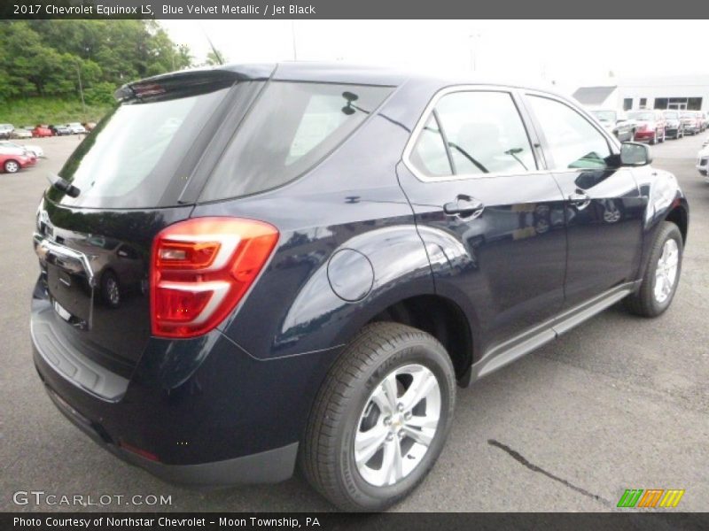 Blue Velvet Metallic / Jet Black 2017 Chevrolet Equinox LS