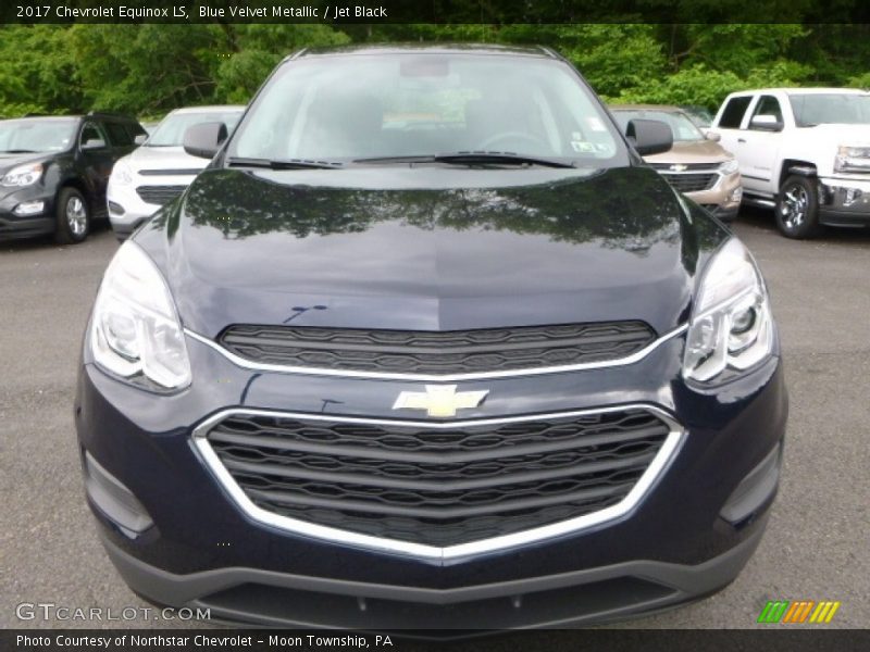 Blue Velvet Metallic / Jet Black 2017 Chevrolet Equinox LS