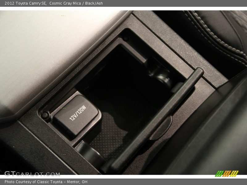 Cosmic Gray Mica / Black/Ash 2012 Toyota Camry SE