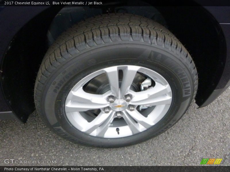 Blue Velvet Metallic / Jet Black 2017 Chevrolet Equinox LS