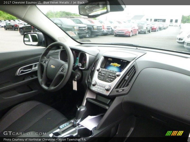 Blue Velvet Metallic / Jet Black 2017 Chevrolet Equinox LS
