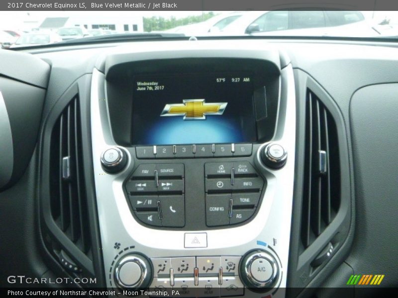 Blue Velvet Metallic / Jet Black 2017 Chevrolet Equinox LS