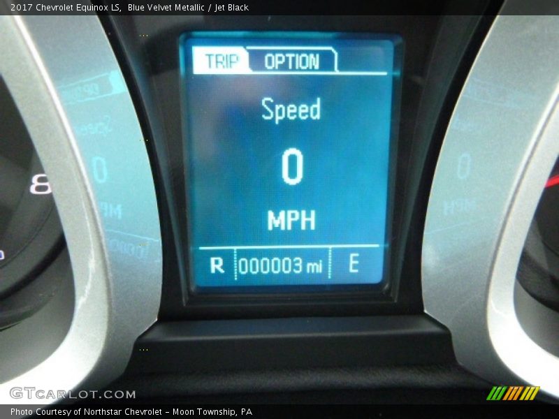 Blue Velvet Metallic / Jet Black 2017 Chevrolet Equinox LS