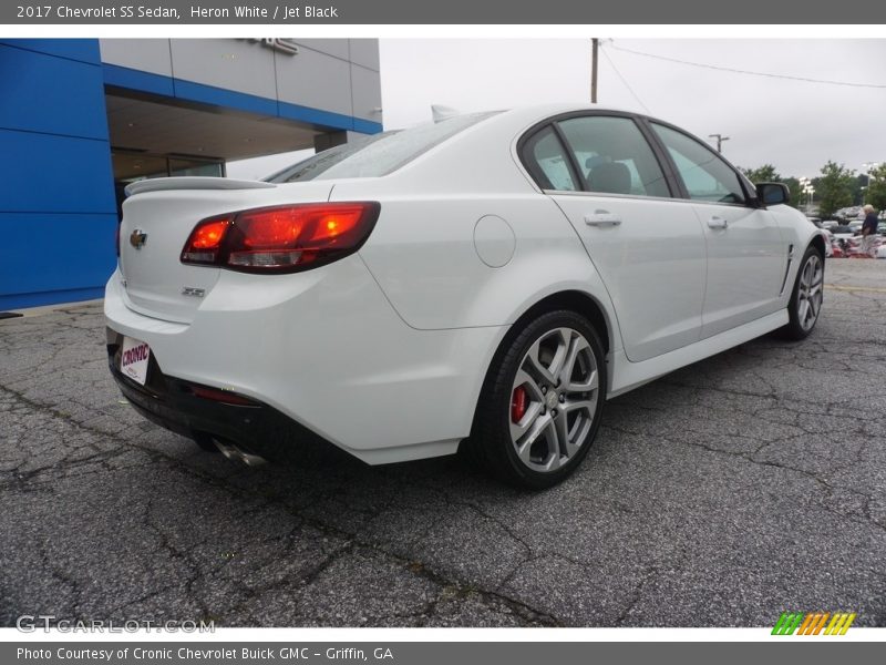 Heron White / Jet Black 2017 Chevrolet SS Sedan