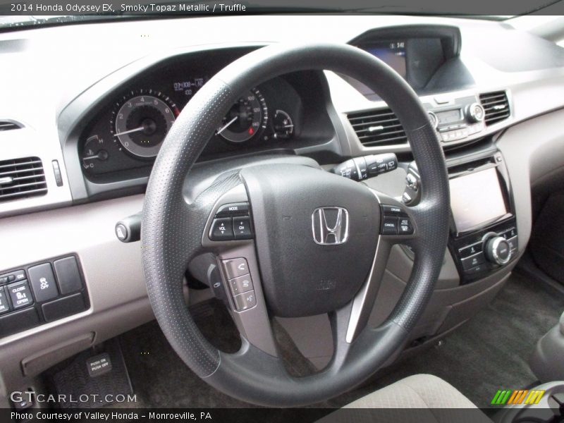 Smoky Topaz Metallic / Truffle 2014 Honda Odyssey EX