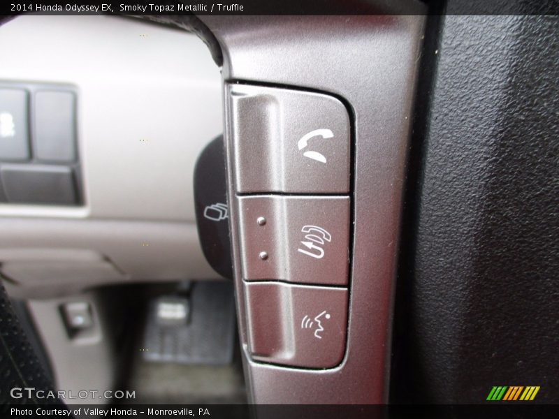 Smoky Topaz Metallic / Truffle 2014 Honda Odyssey EX
