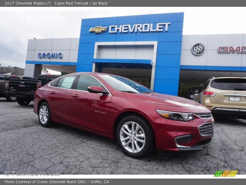 Cajun Red Tintcoat / Jet Black 2017 Chevrolet Malibu LT