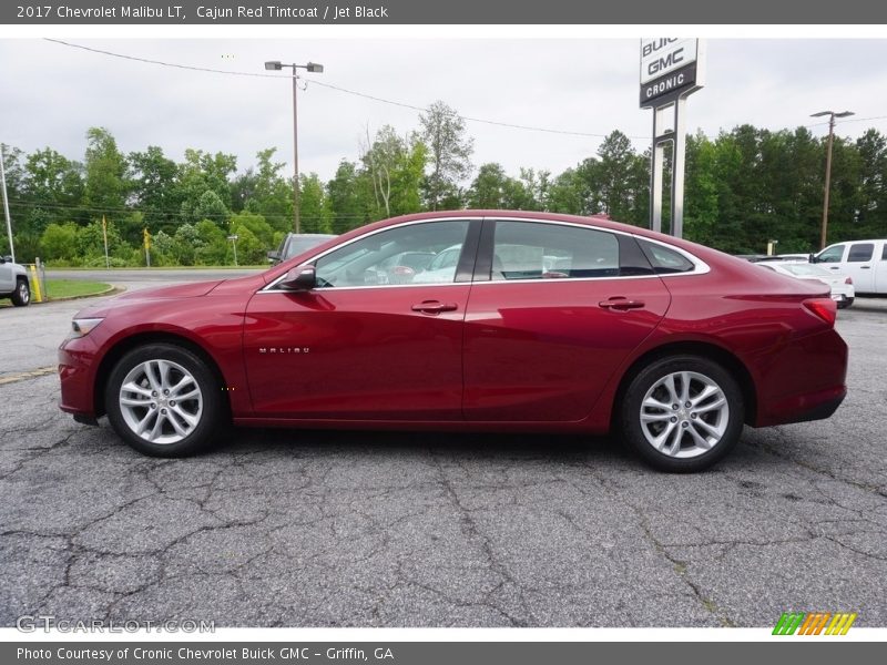 Cajun Red Tintcoat / Jet Black 2017 Chevrolet Malibu LT