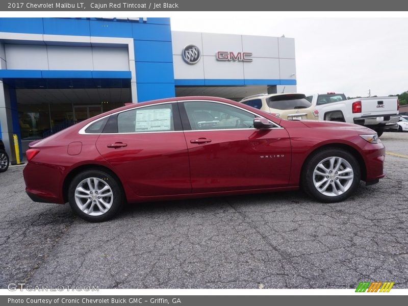 Cajun Red Tintcoat / Jet Black 2017 Chevrolet Malibu LT