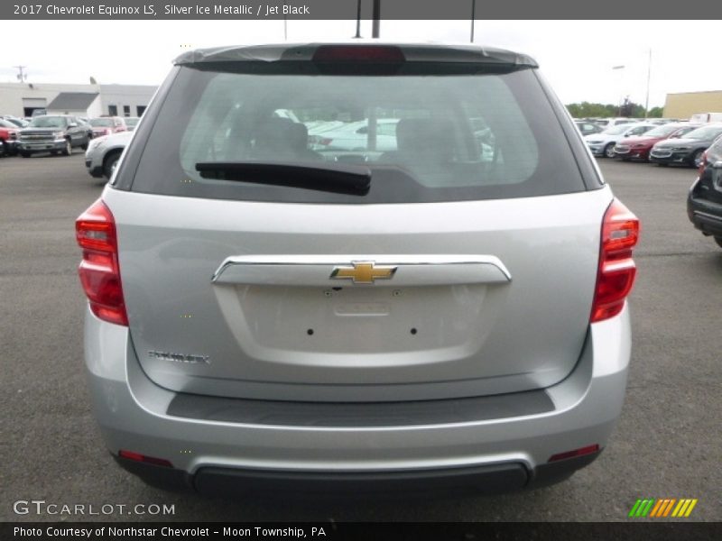 Silver Ice Metallic / Jet Black 2017 Chevrolet Equinox LS