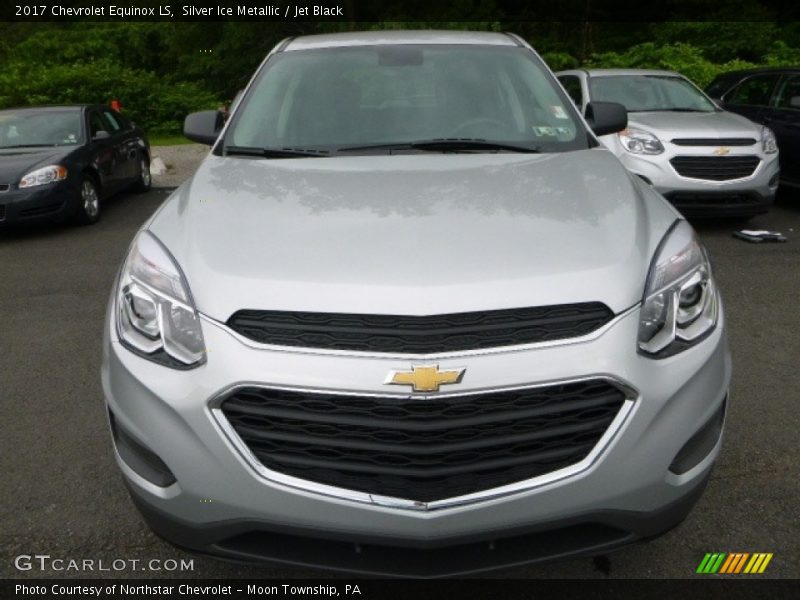 Silver Ice Metallic / Jet Black 2017 Chevrolet Equinox LS