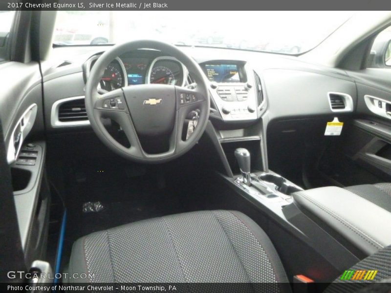 Silver Ice Metallic / Jet Black 2017 Chevrolet Equinox LS