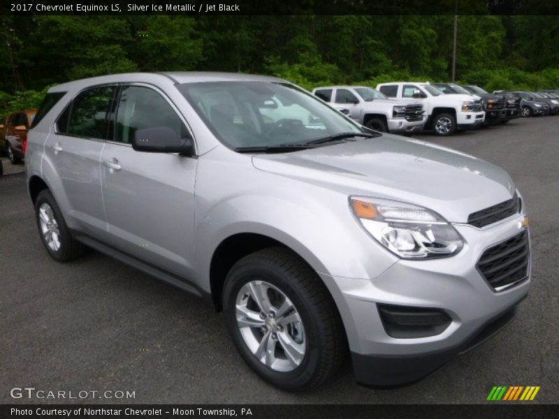 Silver Ice Metallic / Jet Black 2017 Chevrolet Equinox LS