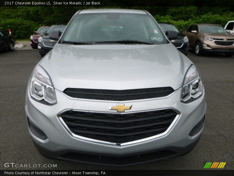 Silver Ice Metallic / Jet Black 2017 Chevrolet Equinox LS