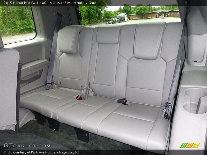 Alabaster Silver Metallic / Gray 2015 Honda Pilot EX-L 4WD