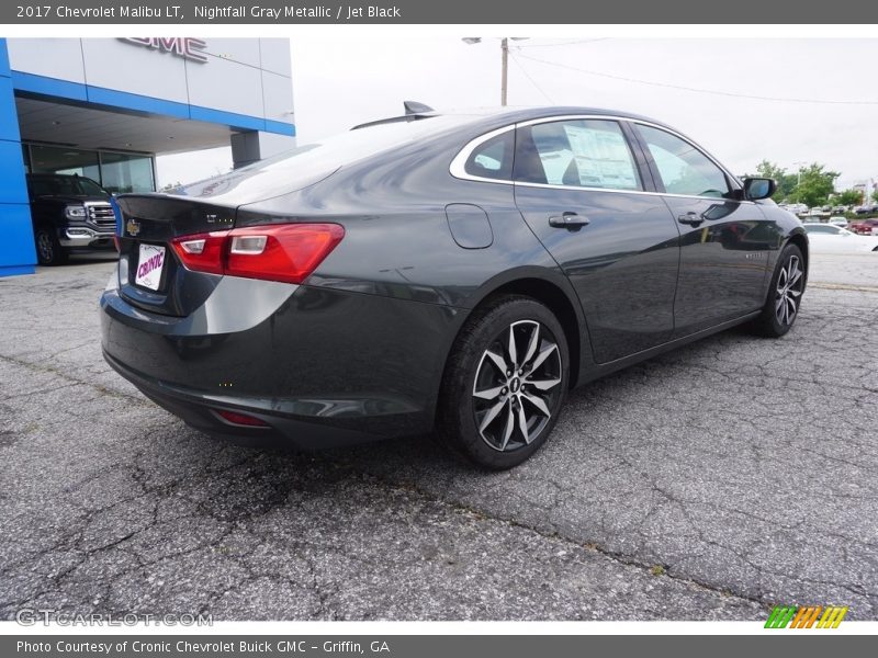 Nightfall Gray Metallic / Jet Black 2017 Chevrolet Malibu LT