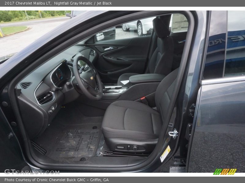 Nightfall Gray Metallic / Jet Black 2017 Chevrolet Malibu LT