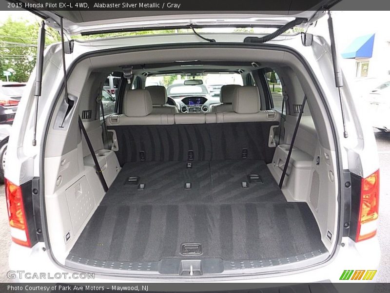 Alabaster Silver Metallic / Gray 2015 Honda Pilot EX-L 4WD