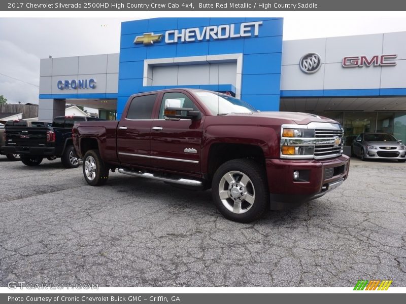 Butte Red Metallic / High Country Saddle 2017 Chevrolet Silverado 2500HD High Country Crew Cab 4x4