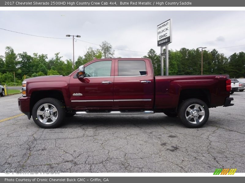Butte Red Metallic / High Country Saddle 2017 Chevrolet Silverado 2500HD High Country Crew Cab 4x4