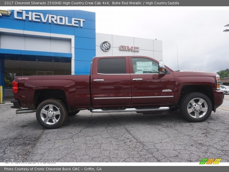 Butte Red Metallic / High Country Saddle 2017 Chevrolet Silverado 2500HD High Country Crew Cab 4x4
